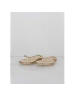 Tongs à paillettes mayala beige femme - Culture Sud