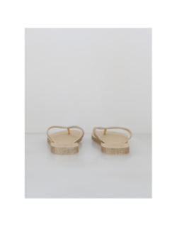 Tongs à paillettes mayala beige femme - Culture Sud