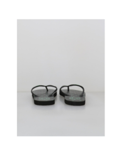 Tongs imprimées palmier noir vert garçon - Culture Sud