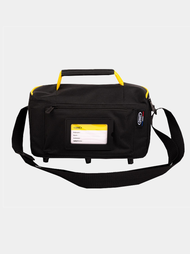 Sac reporter pour 3 boules de pétanque noir et jaune - Obut