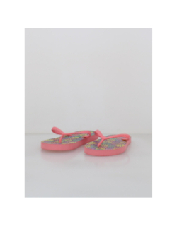 Tongs à fleurs camu rose fille - Culture Sud