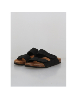 Sandales double bride à scratch kigali noir homme - Lemon Bay