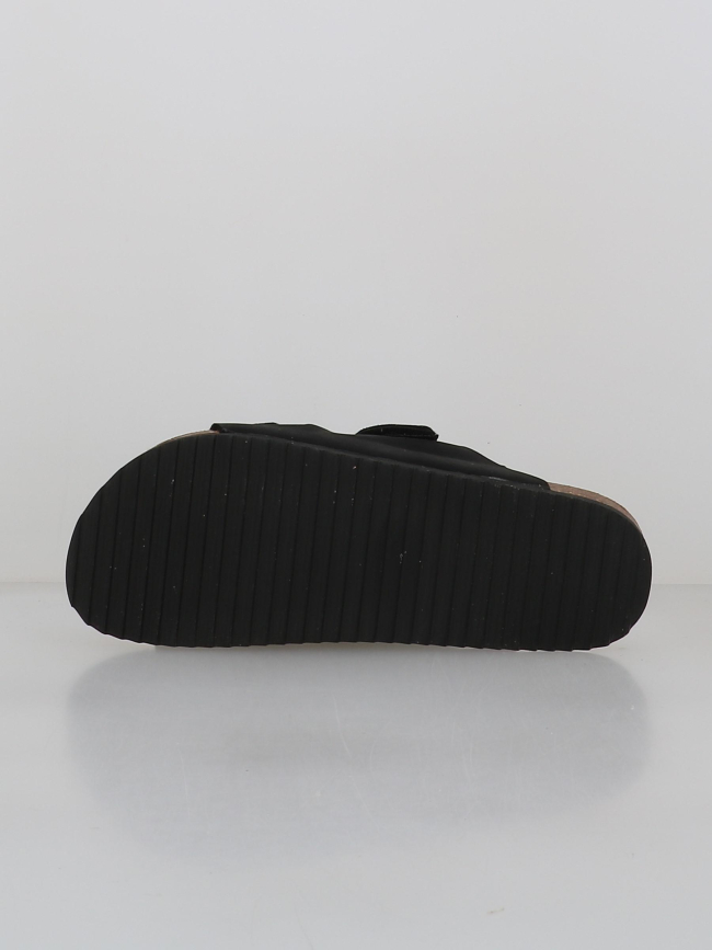 Sandales double bride à scratch kigali noir homme - Lemon Bay