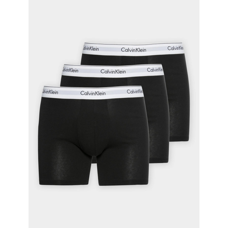 Pack 3 boxers icon relaxed dart noir blanc homme - Calvin Klein