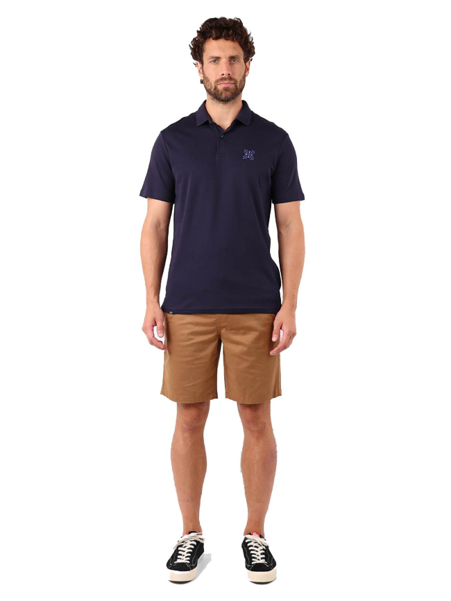 Polo imprimés dos bleu marine homme - Oxbow