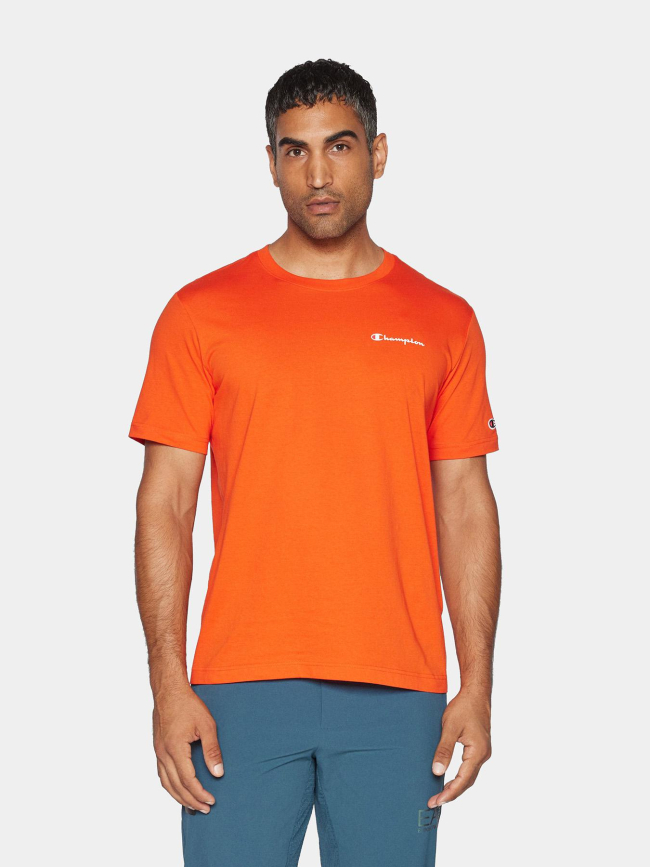 T-shirt crewneck orange homme - Champion