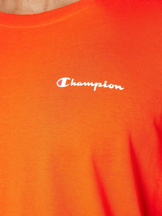 T-shirt crewneck orange homme - Champion
