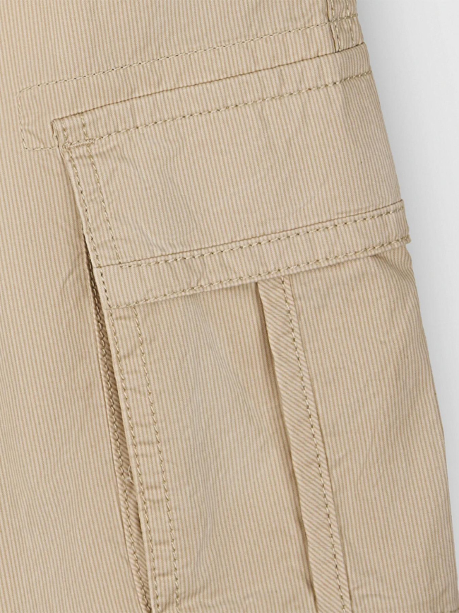 Bermuda avec ceinture intégrée sytro 3 beige homme - Teddy Smith