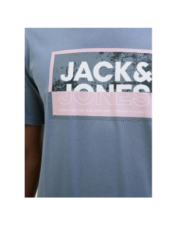 T-shirt logan summer print bleu homme - Jack & Jones