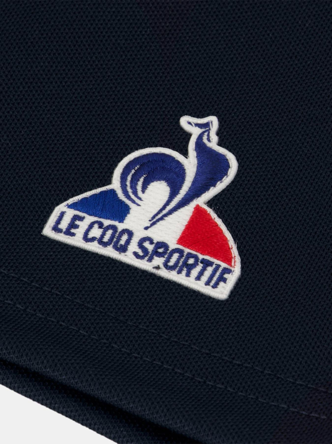Short de sport tricolore bleu marine homme - Le Coq Sportif