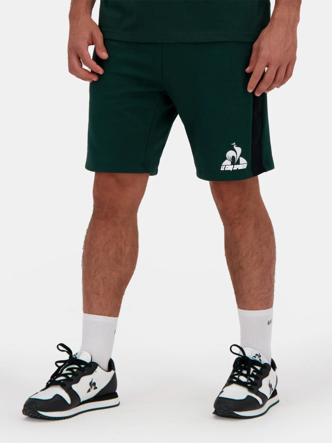 Short molleton contemporain vert homme - Le Coq Sportif