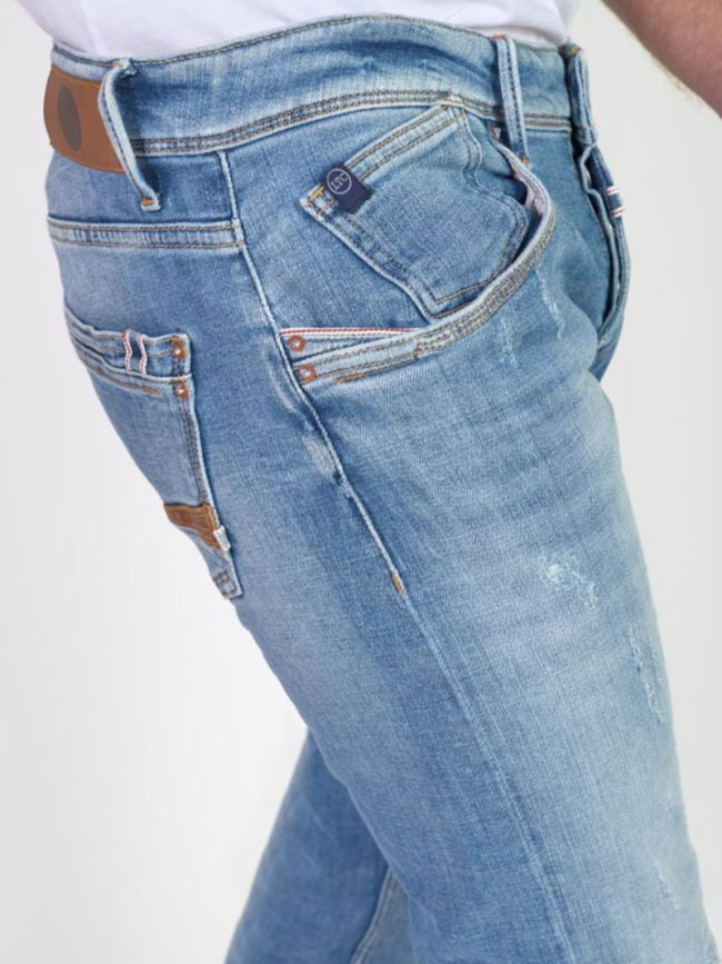 Jean ajusté 700/11 sernine bleu homme - Le Temps Des Cerises