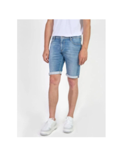 Short en jean jogg bleu homme - Le Temps Des Cerises