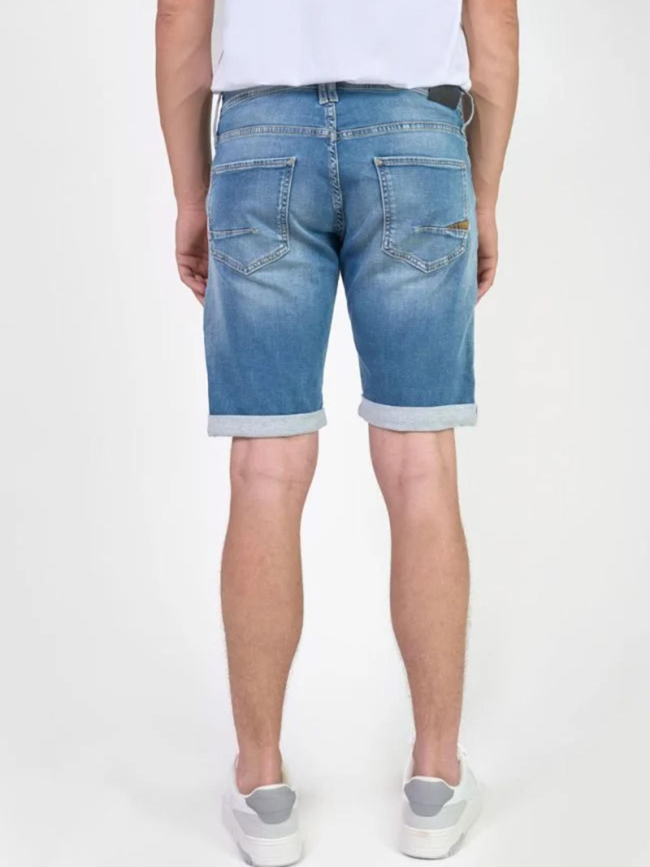 Short en jean jogg bleu homme - Le Temps Des Cerises