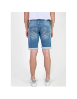 Short en jean jogg bleu homme - Le Temps Des Cerises