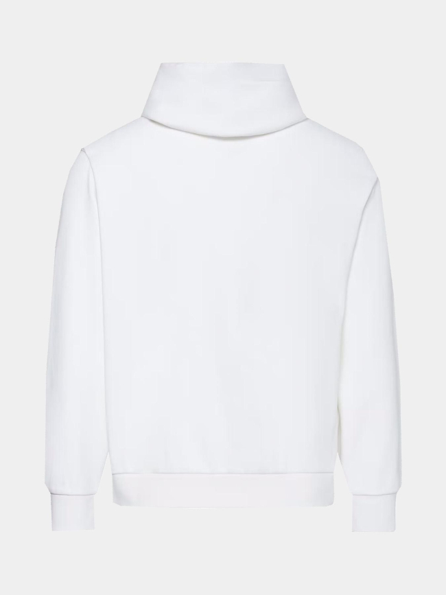 Sweat à capuche badge terry blanc homme - Calvin Klein Jeans