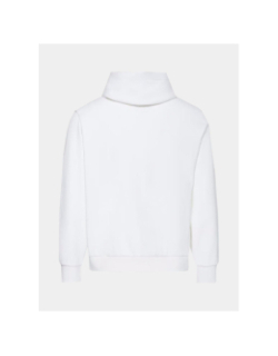 Sweat à capuche badge terry blanc homme - Calvin Klein Jeans