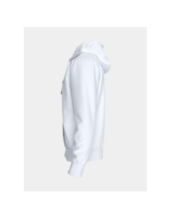 Sweat à capuche badge terry blanc homme - Calvin Klein Jeans