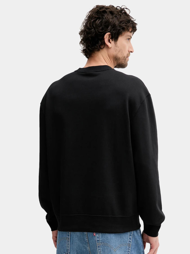 Sweat badge terry noir homme - Calvin Klein Jeans