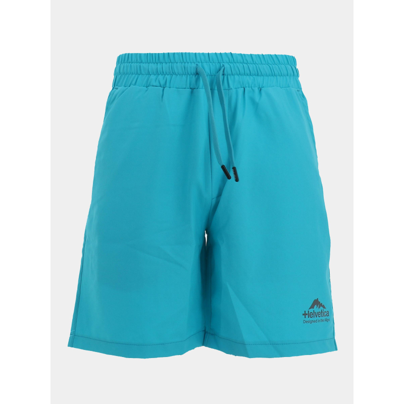 Short yucatan bleu turquoise homme - Helvetica