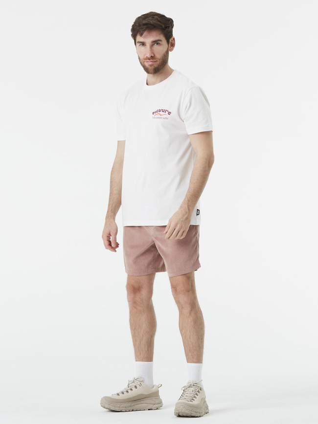 T-shirt dolomite natural blanc homme - Picture