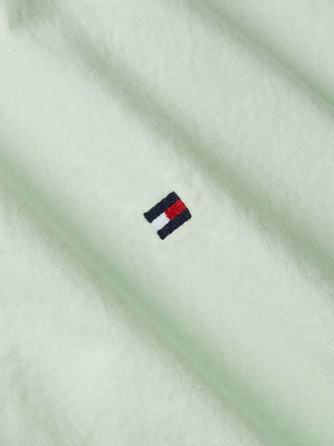 Chemise en lin pigment dyed solid vert homme - Tommy Hilfiger