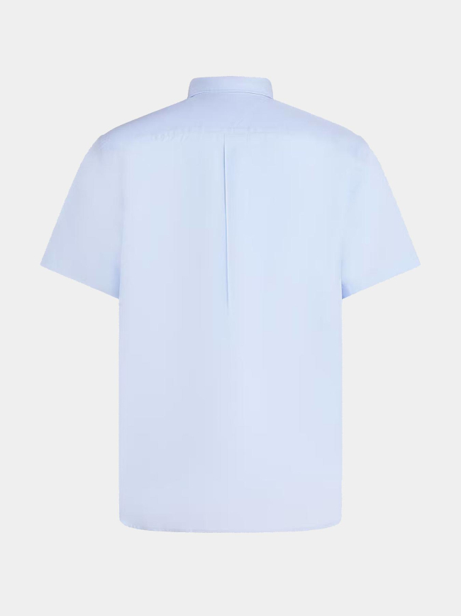 Chemise manches courtes flex poplin bleu homme - Tommy Hilfiger