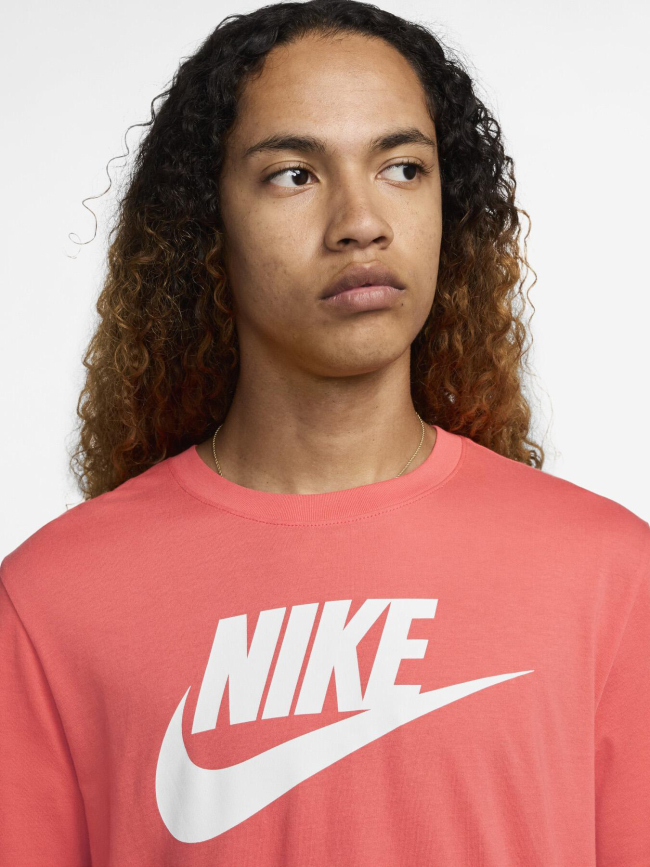 T-shirt à manches courtes icon futura corail homme - Nike