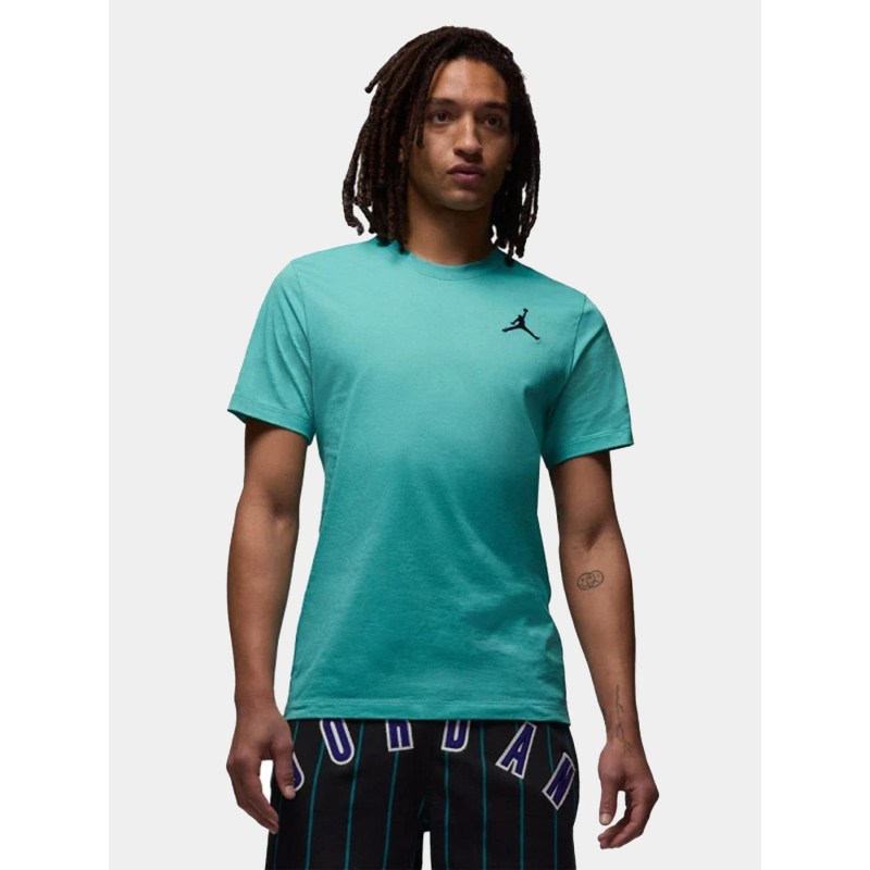 T-shirt jumpman jordan logo brodé bleu homme - Nike