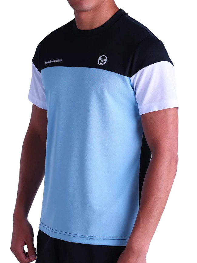 T-shirt à manches courtes prave bleu homme - Sergio Tacchini