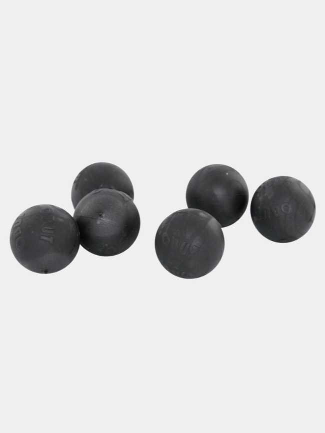 Lot de 6 buts de pétanque ramassables par aimant noir - Obut