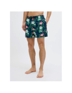 Short de bain à fleurs maui novelty bleu vert homme - Jack & Jones