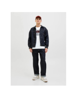 T-shirt logoté authantic blanc homme - Jack & Jones