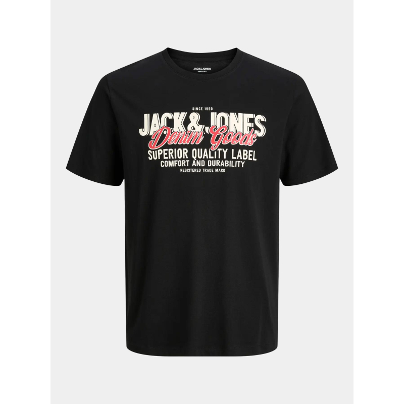 T-shirt logo 25 noir homme - Jack & Jones