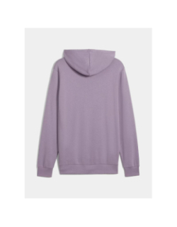 Sweat à capuche essential logo violet homme - Puma