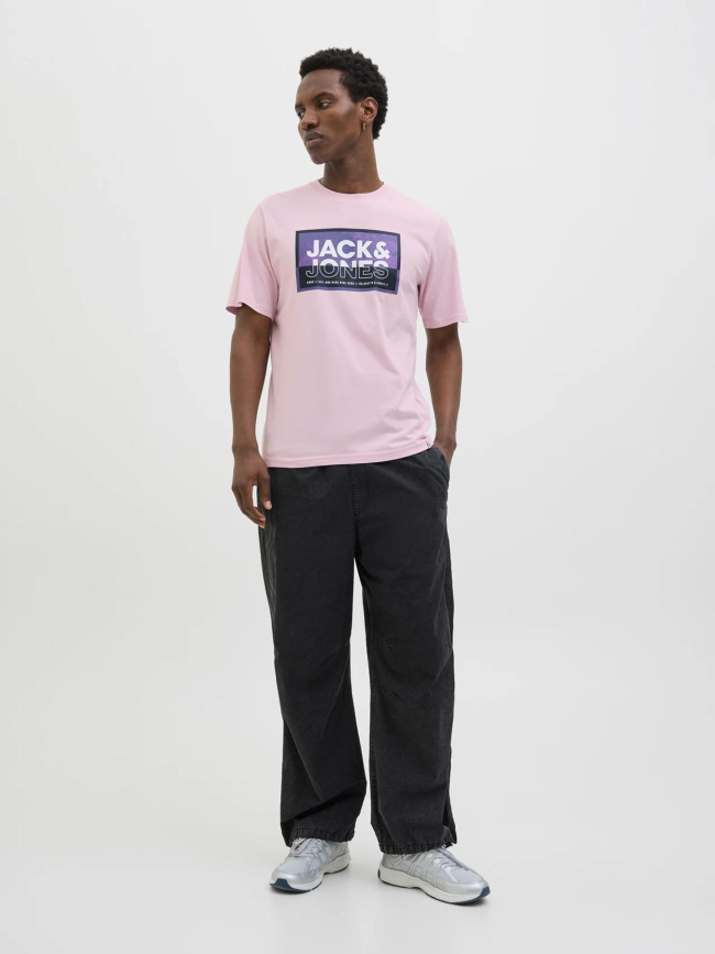 T-shirt logan summer print rose homme - Jack & Jones
