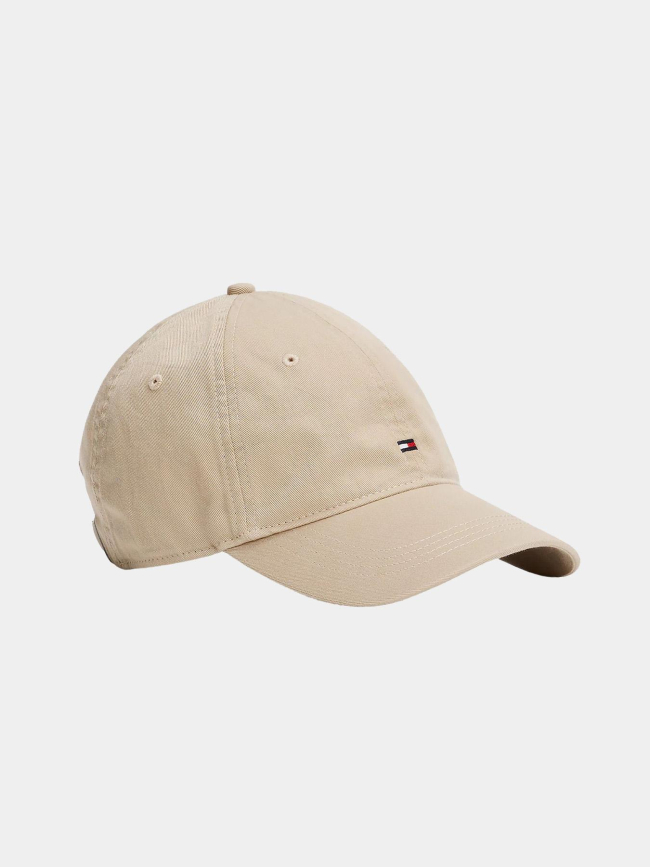 Casquette logo drapeau brodé beige homme - Tommy Hilfiger
