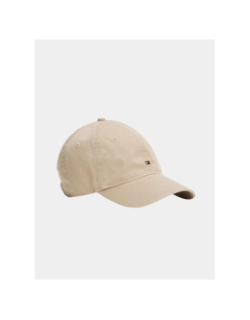 Casquette logo drapeau brodé beige homme - Tommy Hilfiger