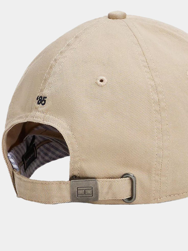 Casquette logo drapeau brodé beige homme - Tommy Hilfiger