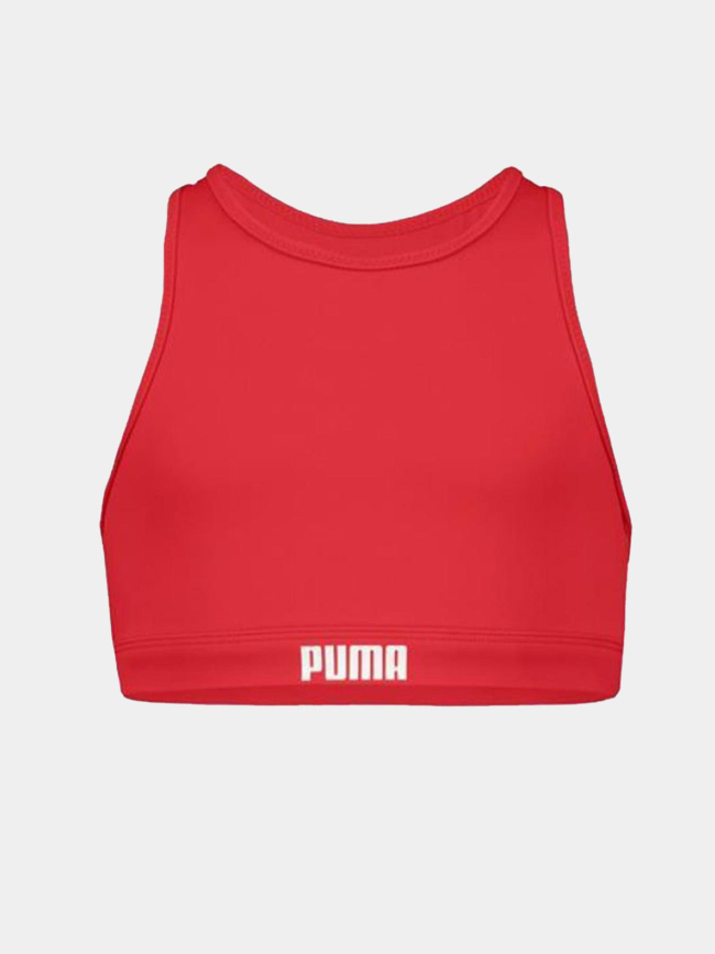 Maillot de bain 2 piece racerback rose fille - Puma