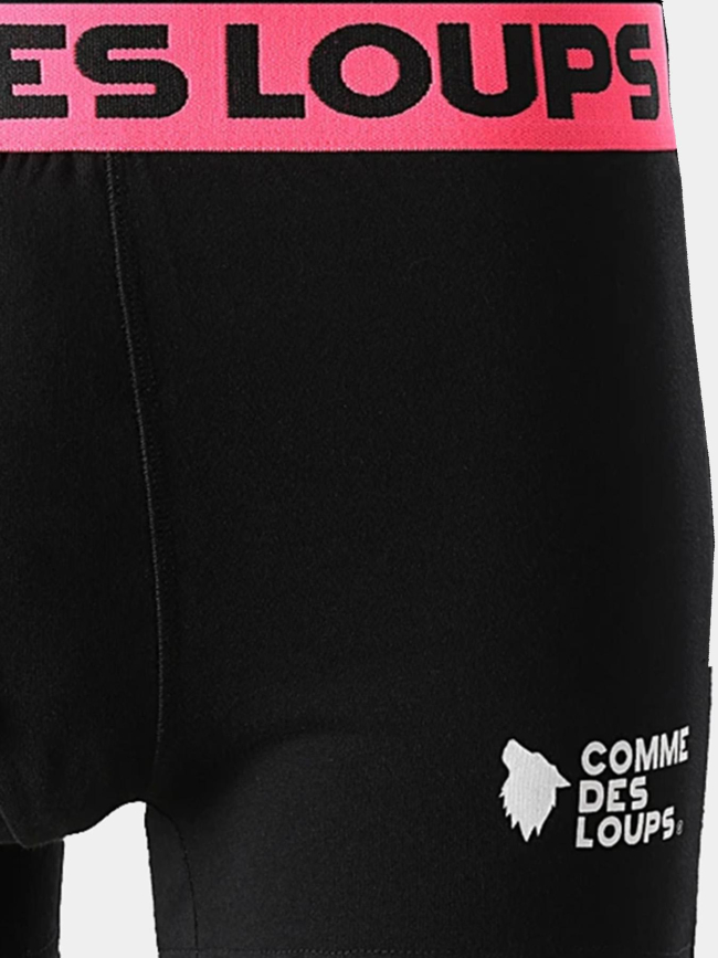 3 boxers en coton élastique coloré noir homme - Comme Des Loups