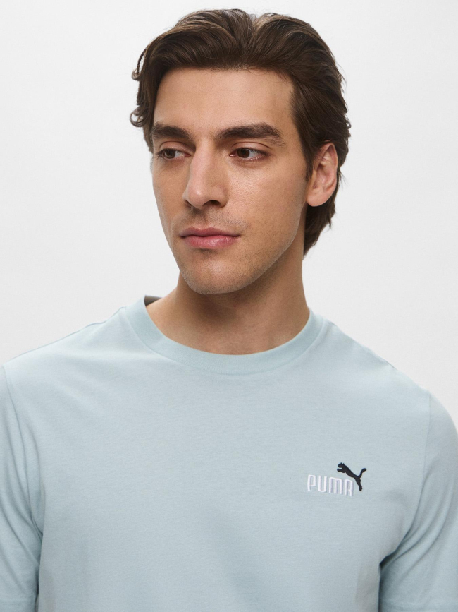 T-shirt essential color petit logo bleu homme - Puma