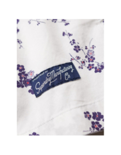 Chemise vintage hawaiian optic blanc homme - Superdry