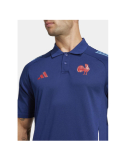 Polo d'entrainement france rugby bleu marine homme - Adidas
