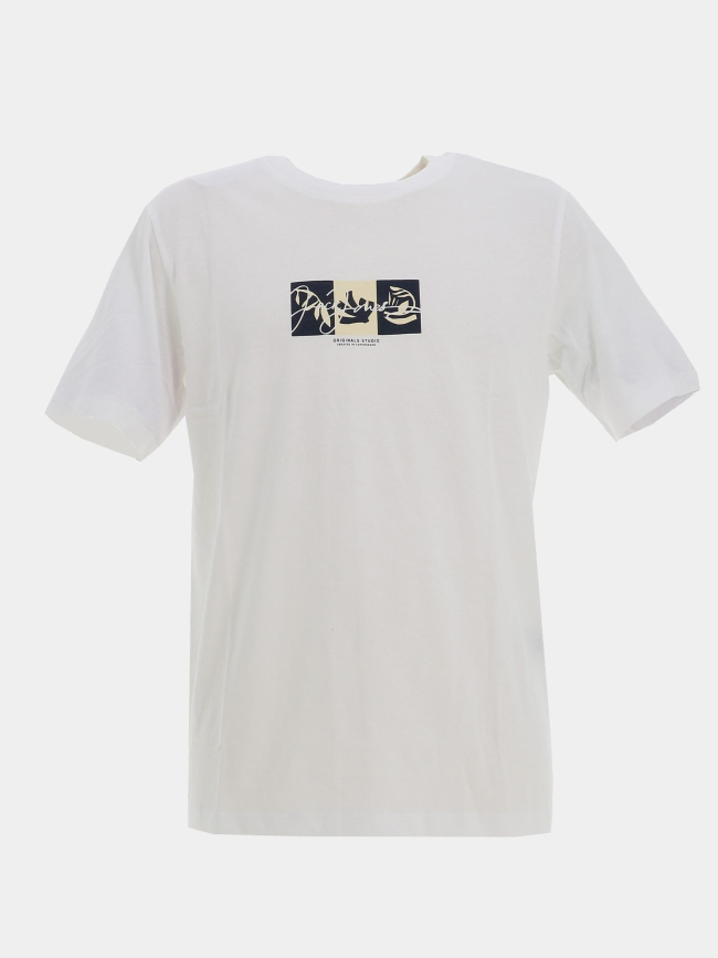 T-shirt canggu blanc homme - Jack & Jones