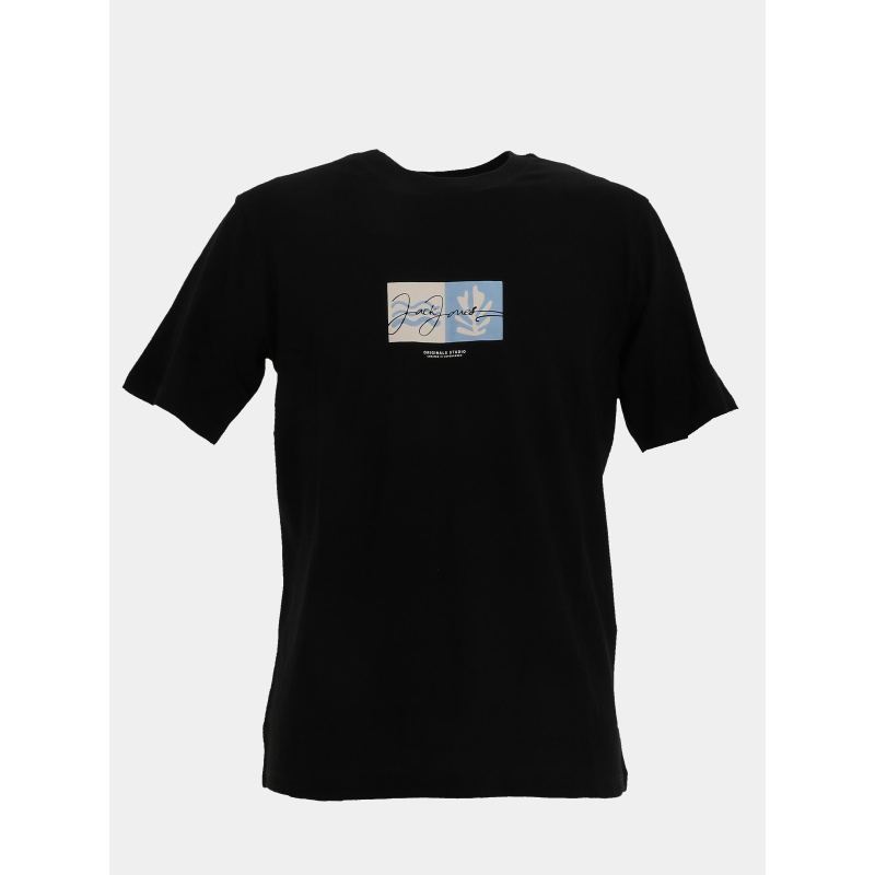 T-shirt canggu noir homme - Jack & Jones