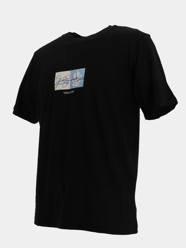 T-shirt canggu noir homme - Jack & Jones