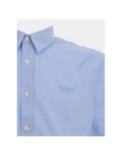 Chemise seersucker bleu homme - Guess
