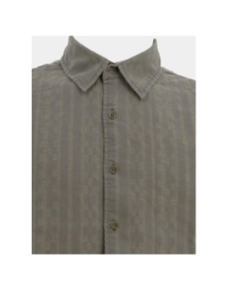 Chemise wimbley dobby kaki homme - Guess