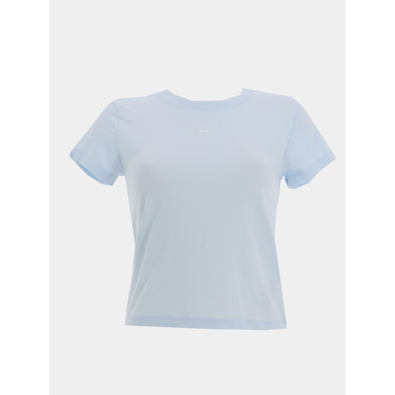 T-shirt à manches courtes chill knit bleu ciel femme - Nike